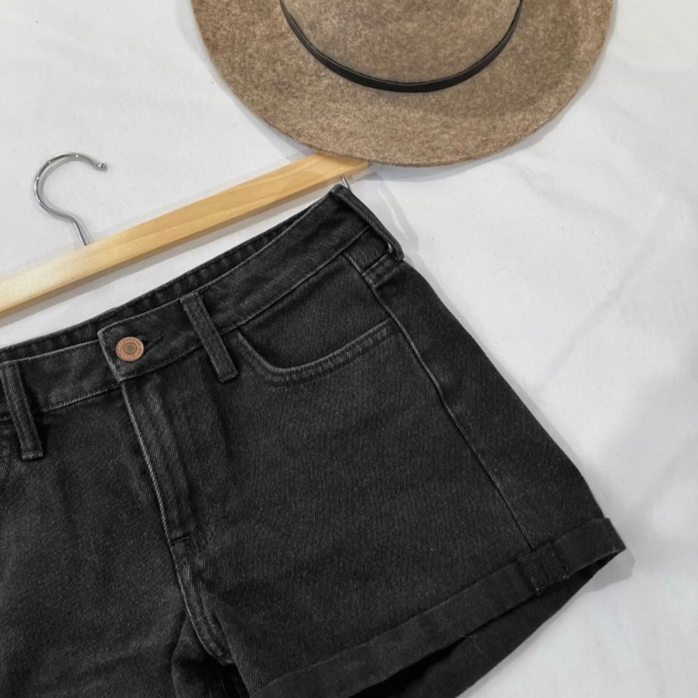 Black Denim Shorts $15